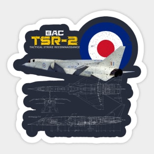 British BAC TSR-2 (dark) Sticker